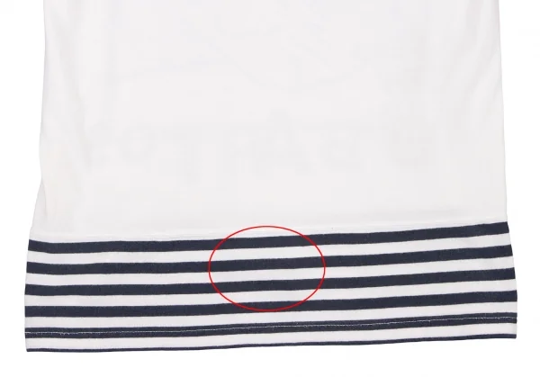 コムコム コムデギャルソンCOMME des GARCONS Geraldo de Barrosプリント切替Tシャツ 白SS K-134211_012