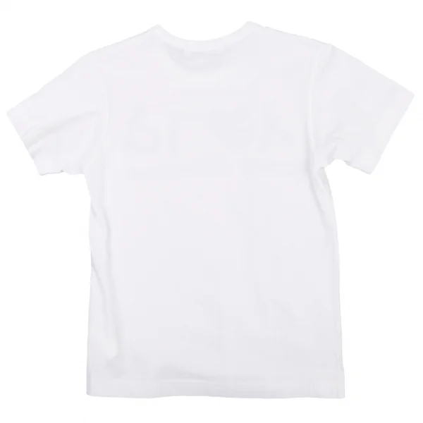 プレイ コムデギャルソンPLAY COMME des GARCONS ロゴプリントTシャツ 白黒S K-134212_010