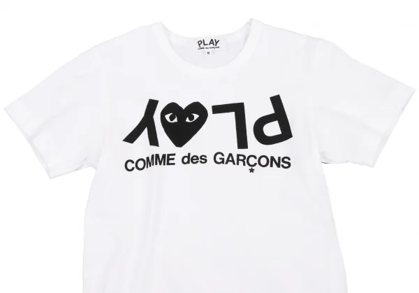 Comme Des Garsons Play ロゴスタッズTシャツXXS 大流行中！ Garçons Des Comme Play ホワイト | Tシャツ ロゴ