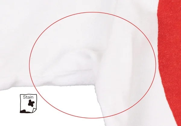 プレイ コムデギャルソンPLAY COMME des GARCONS ビッグアイプリントTシャツ 白赤S K-134213_004