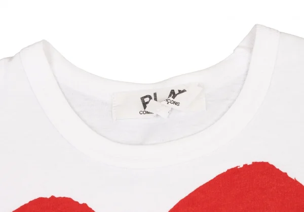 プレイ コムデギャルソンPLAY COMME des GARCONS ビッグアイプリントTシャツ 白赤S K-134213_005