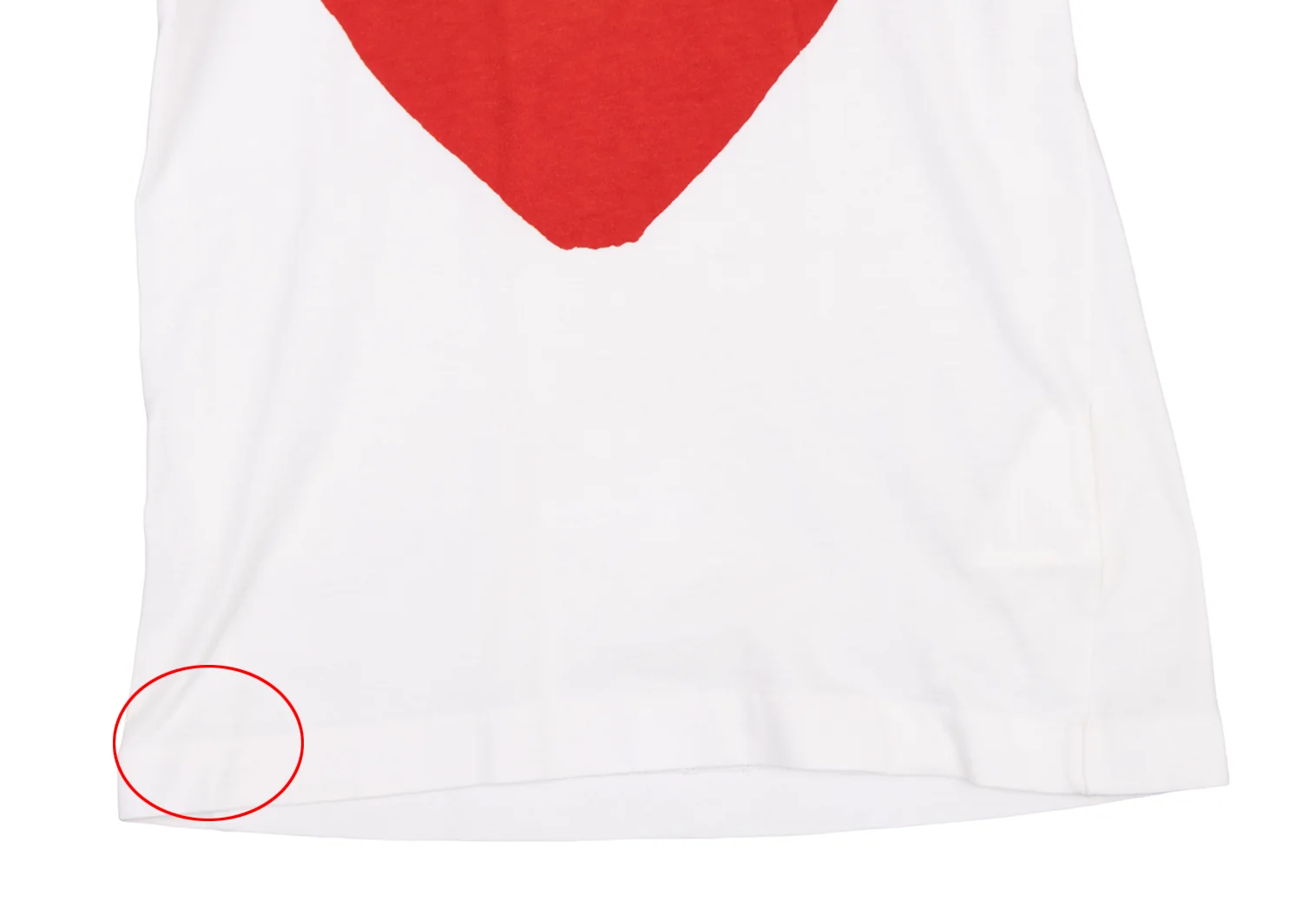 COMME des GARCONS Printed T Shirt White S | PLAYFUL