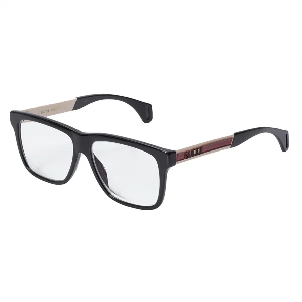 グッチGUCCI GG0464 ロゴプレートアイウェア 黒56□15 150 K-134215_001