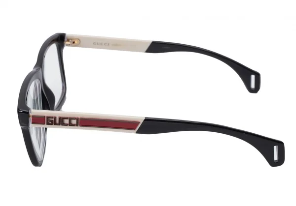 グッチGUCCI GG0464 ロゴプレートアイウェア 黒56□15 150 K-134215_003