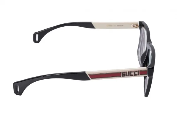 グッチGUCCI GG0464 ロゴプレートアイウェア 黒56□15 150 K-134215_008