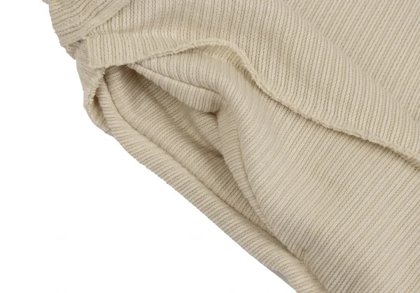 イッセイミヤケ エーポックISSEY MIYAKE A-POC INSIDE カッティングリブニットワイドパンツ ベージュ2 K-134223_005