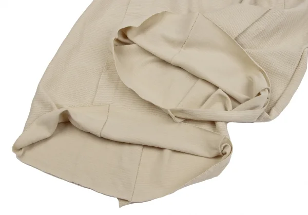 イッセイミヤケ エーポックISSEY MIYAKE A-POC INSIDE カッティングリブニットワイドパンツ ベージュ2 K-134223_009