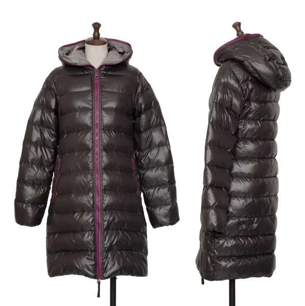 デュベティカDUVETICA ACE アチェダウンコート 黒紫38 K-134225_001