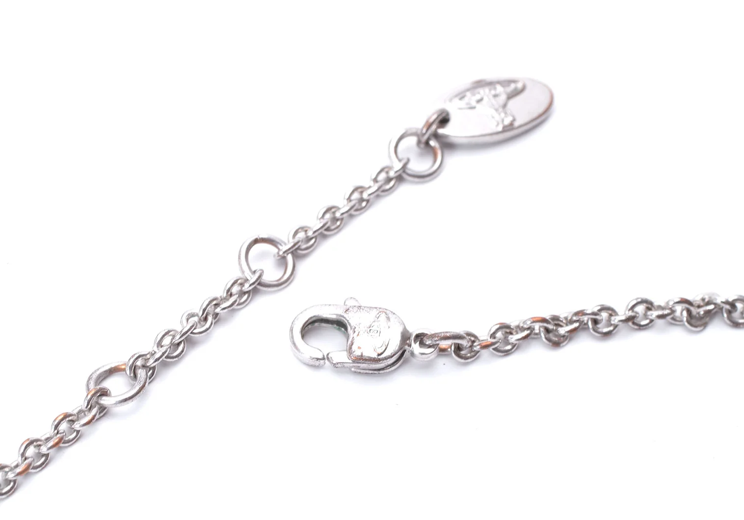 Vivienne Westwood Mayfair Bath Relief Necklace Silver | PLAYFUL