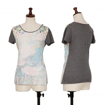EMPORIO ARMANI Bijou Decoration Printed T Shirt