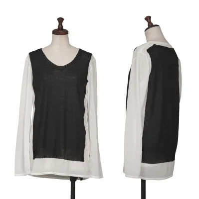 LIMI feu See Through Vest Patch T Shirt