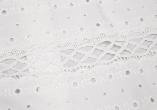 tricot COMME des GARCONS Back Button Lace Switching Blouse K-134300_009