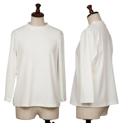 NON NO Mademoiselle NON NON Poly Rayon Stretch Rib T Shirt