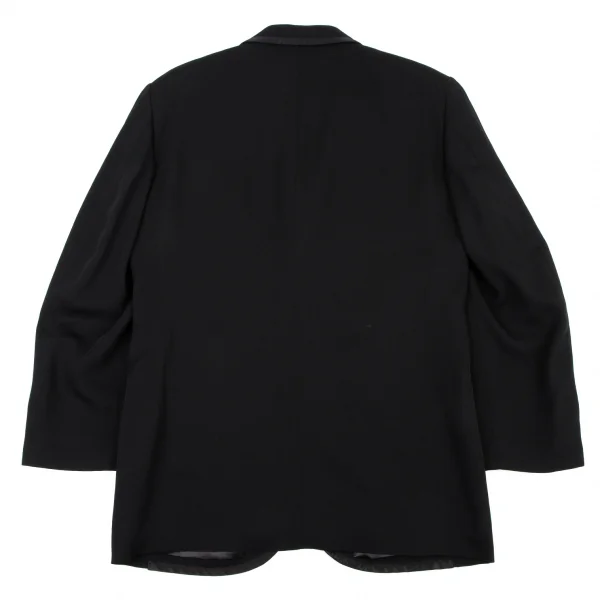【予約中！】 ケンゾーKENZO DC | 黒2 ウールレーヨンパイピングジャケット ジャケット・アウター