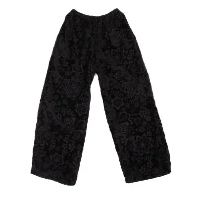 tricot COMME des GARCONS Floral Pile Easy Pants