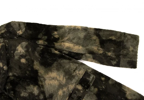 トリコ コムデギャルソンtricot COMME des GARCONSパイルまだらチェスターコート カーキ緑他M K-134333_005