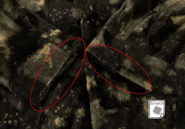 トリコ コムデギャルソンtricot COMME des GARCONSパイルまだらチェスターコート カーキ緑他M K-134333_006