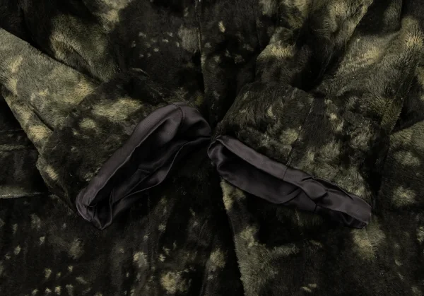 トリコ コムデギャルソンtricot COMME des GARCONSパイルまだらチェスターコート カーキ緑他M K-134333_007