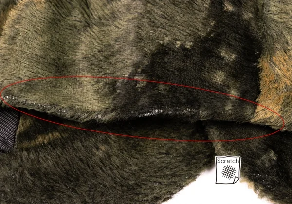 トリコ コムデギャルソンtricot COMME des GARCONSパイルまだらチェスターコート カーキ緑他M K-134333_017