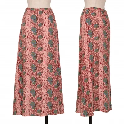 Y's Cotton Printed Skirt