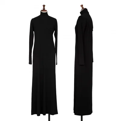 Yohji Yamamoto NOIR Wool High-neck Knit Dress