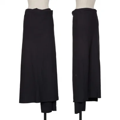 Yohji Yamamoto FEMME Wool Wrap Design Pants