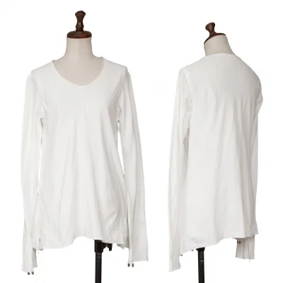 45R Charm Decoration Cutting Cotton T Shirt