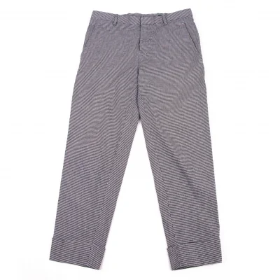 45rpm 45R Gingham Check Hem Double Pants