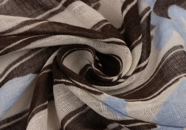 45rpm 45R Dyed Stripe Floral Handkerchief  K-134418_007