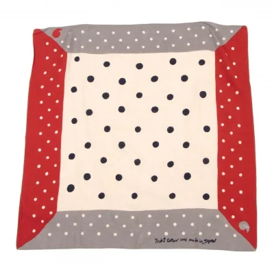45rpm 45R Dyed Dot Pattern Handkerchief