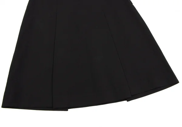 agnes b. Wool Gabardine Tuck Skirt K-134425_006