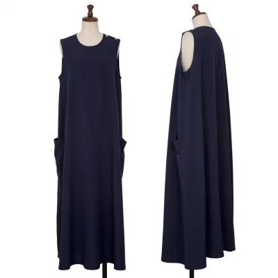 agnes b. Poly Shoulder Button Dress