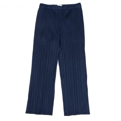 PLEATS PLEASE Pleated Cropped Pants