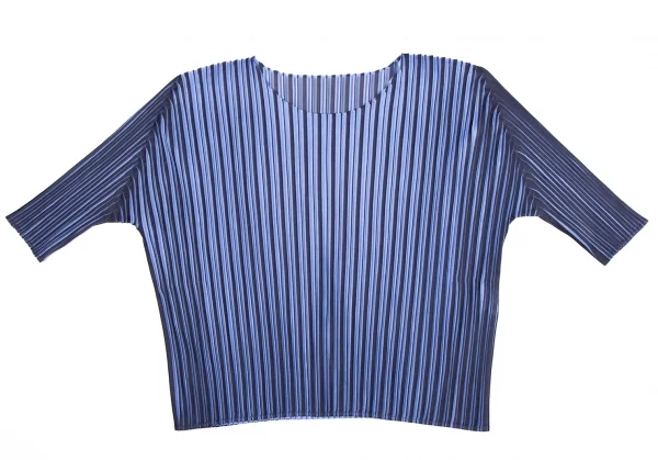 PLEATS PLEASE Striped T Shirt K-134449_002