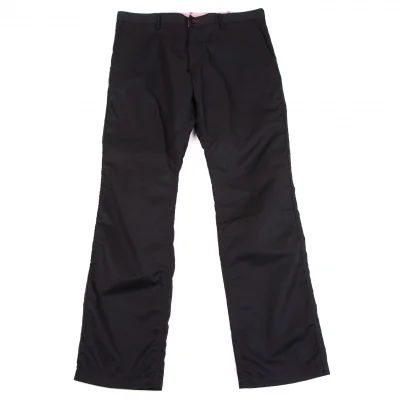 COMME des GARCONS HOMME Back Gingham Check Puckering Pants