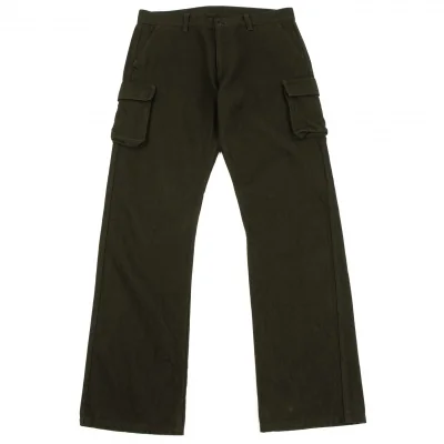 COMME des GARCONS HOMME Dyed Wool Cotton Cargo Pants