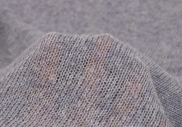 Y's Shirt Switching Linen Long Knit K-134505_013