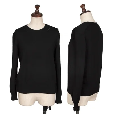 tricot COMME des GARCONS Side Lace Wool Knit Sweater