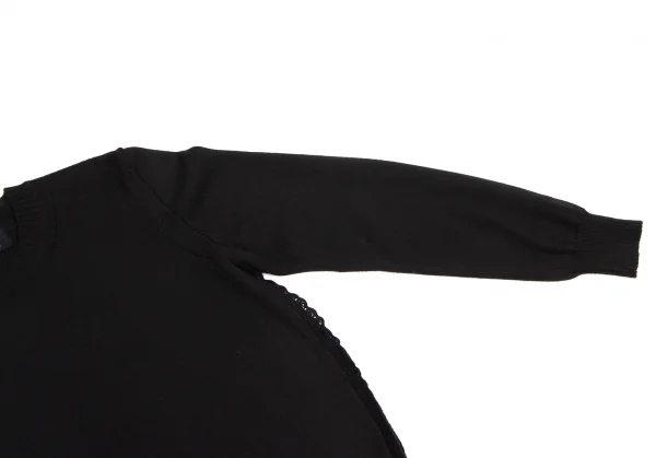 tricot COMME des GARCONS Side Lace Wool Knit Sweater K-134507_005