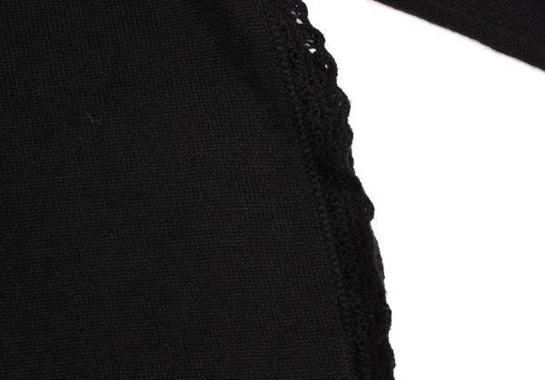 tricot COMME des GARCONS Side Lace Wool Knit Sweater K-134507_008