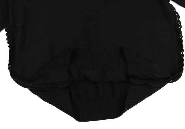 tricot COMME des GARCONS Side Lace Wool Knit Sweater K-134507_009