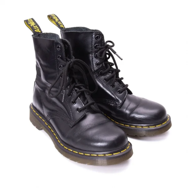 Dr. Martens 8 Holes Leather Boots Black UK4 K-134558_001