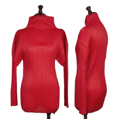 PLEATS PLEASE Turtle Neck T Shirt