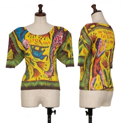 PLEATS PLEASE Animal Printed T Shirt