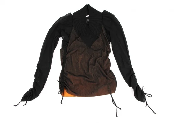 HIROKO KOSHINO Layered Mesh Top K-134582_002