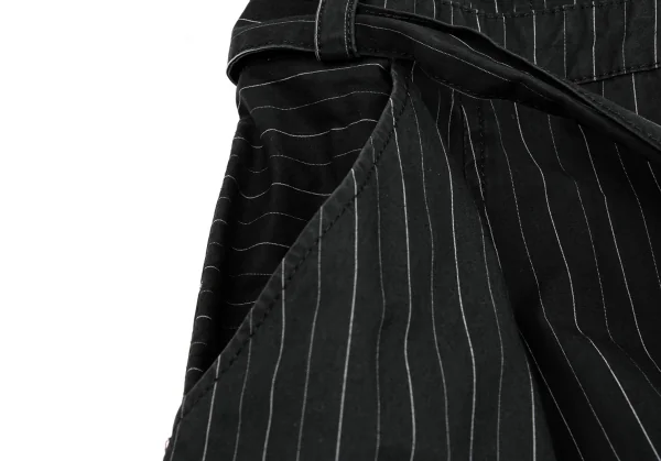 A/T Stripe Cotton Cache-coeur Dress K-134589_009