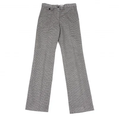 MARC JACOBS LOOK Wool Acrylic Check Pants