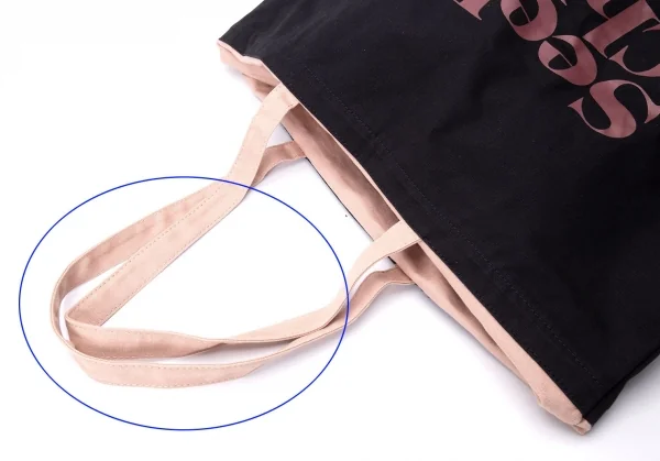 シーバイクロエSEE BY CHLOE バイカラー巾着トートバッグ 黒ピンク K-134600_006