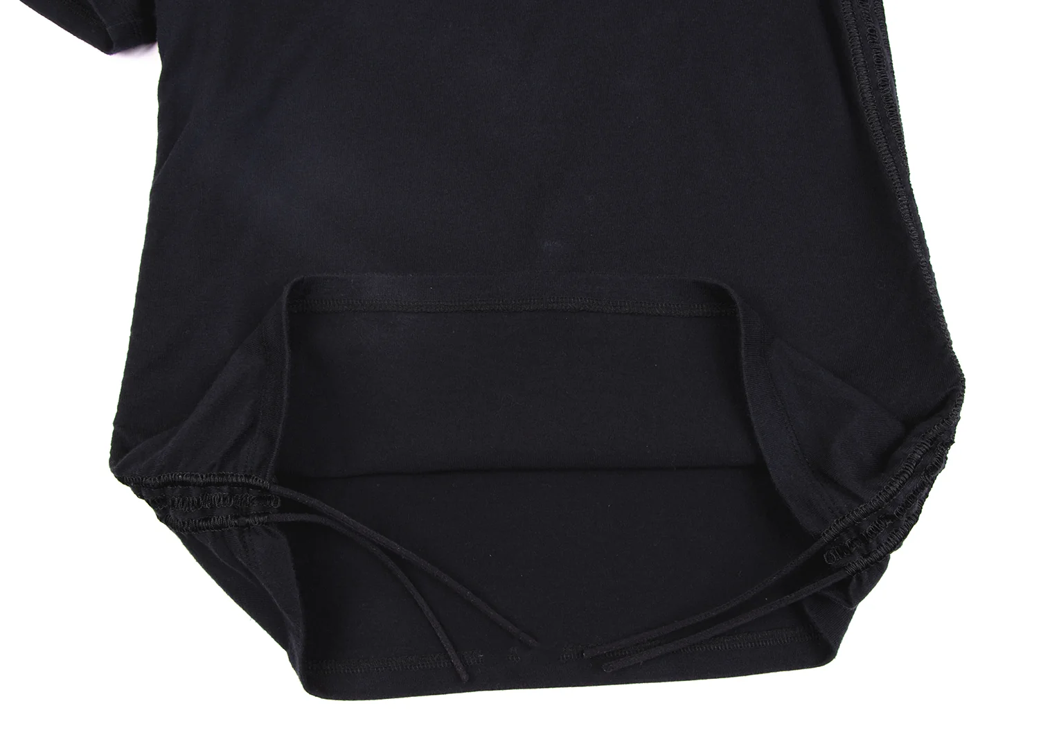 イッセイミヤケ ホワイトレーベルISSEY MIYAKE WHITE LABEL サイドギャザーデザインTシャツ 黒2 【レディース】 イッセイミヤケ ホワイトレーベルISSEY MIYAKE WHITE LABEL