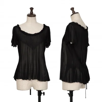 ISSEY MIYAKE See-through Rib Design Top